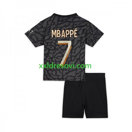 Paris Saint-Germain Kylian Mbappé 7 Treći Dječji Nogometni Dres 2023-2024